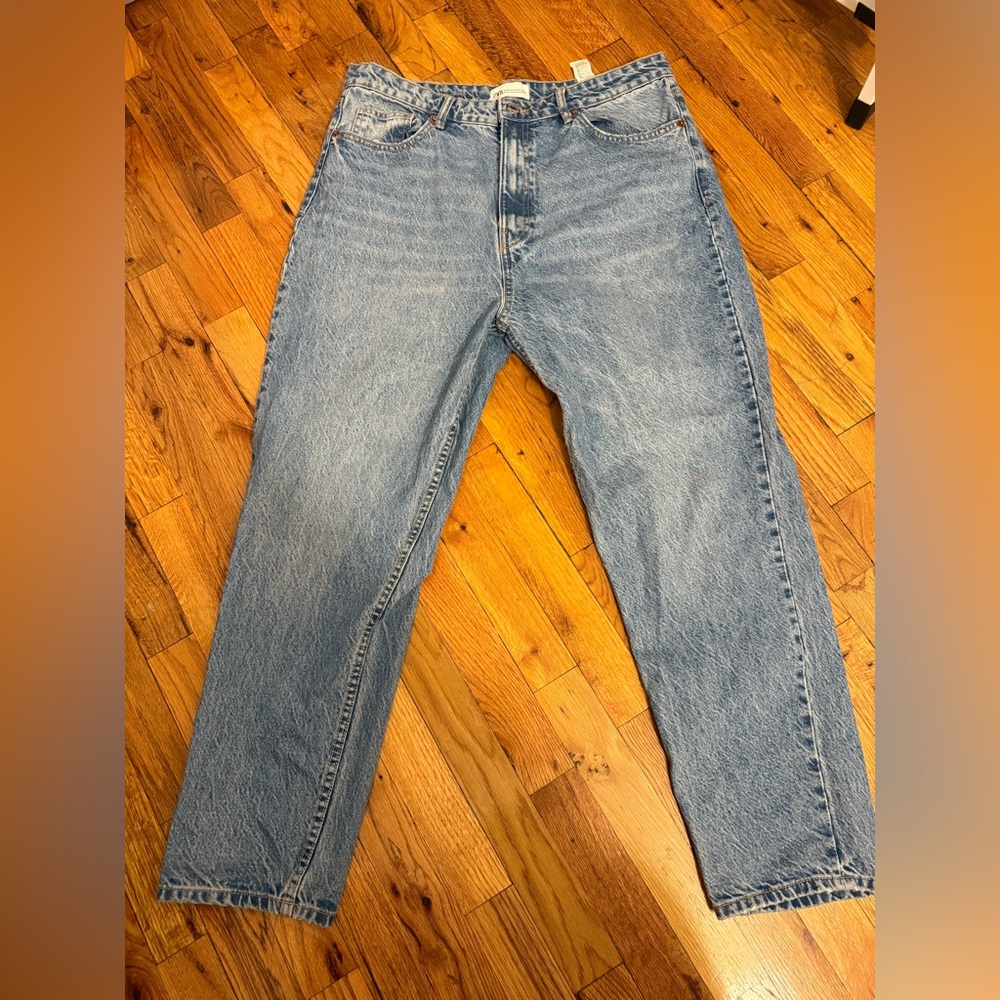 Zara Light Blue Mom Jeans